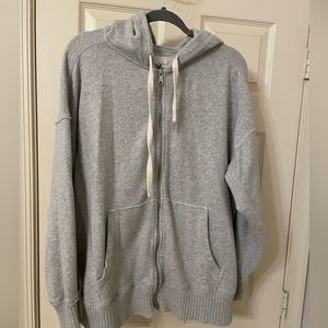 Aerie Oversized Zip Sweatshirt